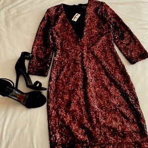 Express sequin dress. Perfect for a party, Christmas, new year’s.